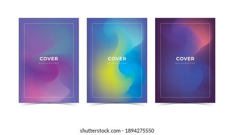 Diseño de vectores de plantilla de carátula abstracta moderna. Diseño de portadas de libros, álbumes, cuadernos, informes, revistas.