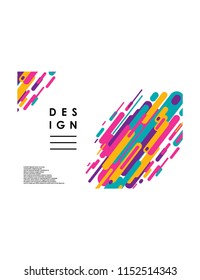 Modern abstract cover vector art