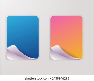 Modern abstract covers background color 