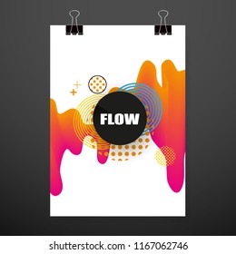 Modern abstract covers. Cool gradient shapes composition. Futuristic design. Eps10 vector