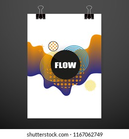 Modern abstract covers. Cool gradient shapes composition. Futuristic design. Eps10 vector