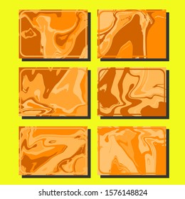 Modern abstract covers. Cool trendy fluid gradient shapes. Vector illustration