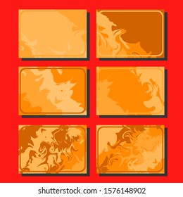 Modern abstract covers. Cool trendy fluid gradient shapes. Vector illustration