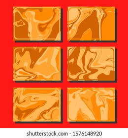 Modern abstract covers. Cool trendy fluid gradient shapes. Vector illustration