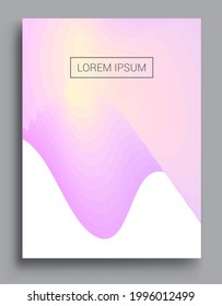 Modern abstract covers geometric background. Fluid shapes and Dynamic shapes composition. 