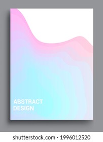 Modern abstract covers geometric background. Fluid shapes and Dynamic shapes composition. 