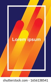 Modern abstract covers, Geometric wave lines color gradient vector, cool simple trends, minimal backgorund pattern