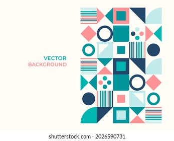 Fundas abstractas modernas, diseño de cubiertas mínimas. Fondo geométrico colorido, ilustración vectorial