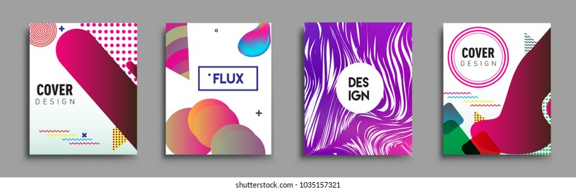 Colorful Abstract Liquid Fluid Poster Cover Stock Vector (Royalty Free ...