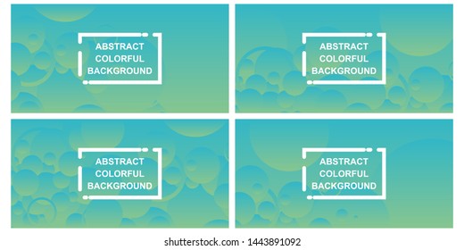 Modern abstract covers set. Cool gradient shapes composition. Eps10 vector