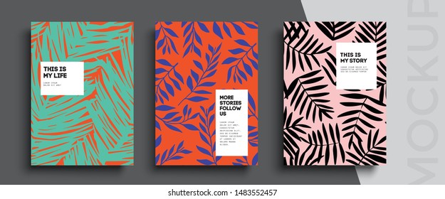 Modern abstract covers set. Cool gradient shapes composition. Frame for text Modern Art graphics. design business cards, invitations, gift cards, flyers ,brochures, banner