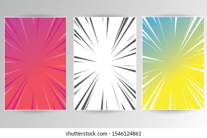 Modern abstract covers set. Cool gradient shapes composition. Eps10 vector.