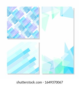 Modern abstract covers set. Cool gradient shapes composition. Eps10 vector.
