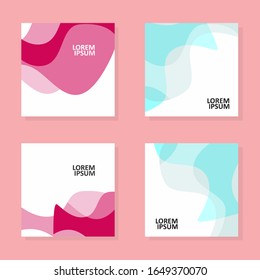 Modern abstract covers set. Cool gradient shapes composition. Eps10 vector.