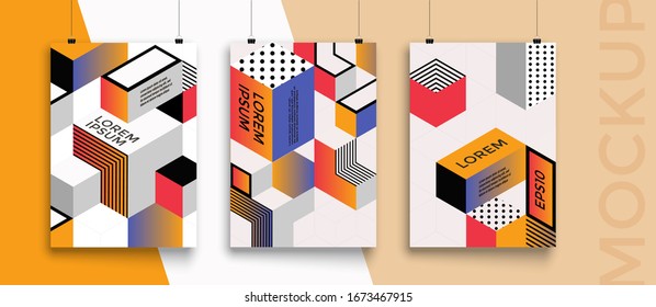 Modern abstract covers set. Cool gradient shapes composition. Frame for text Modern Art graphics. design business cards, invitations, gift cards, flyers ,brochures, banner, app