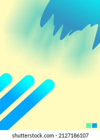 Modern abstract covers set. Cool gradient shapes composition