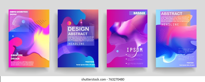 Modern abstract covers set. Futuristic design. Eps10 vector. Modern abstract covers set. Futuristic design. Eps10 vector.