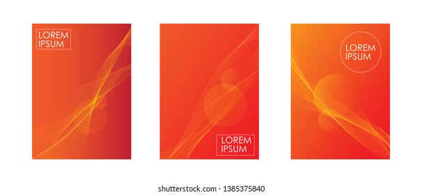 Modern abstract covers set. Modern abstract covers layout design template. Elegant vector covers design. Creative abstract background. Suitable for decorating business brochures, banners, poster. 