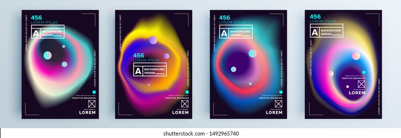 Modern abstract covers set, minimal covers design. Colorful geometric background, vector illustration.