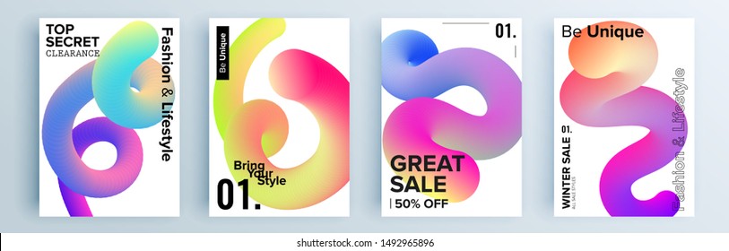 Modern abstract covers set, minimal covers design. Colorful geometric background, vector illustration.