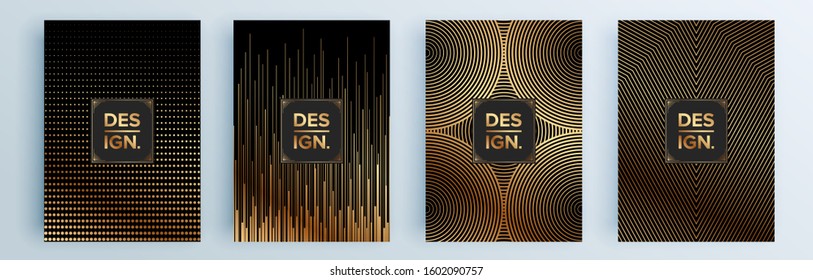 Modern abstract covers set, minimal covers design. Colorful geometric background, vector illustration.