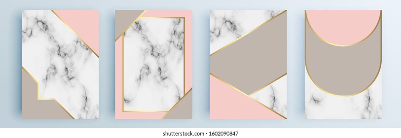 Modern abstract covers set, minimal covers design. Colorful geometric background, vector illustration.