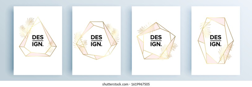 Modern abstract covers set, minimal covers design. Colorful geometric background, vector illustration.