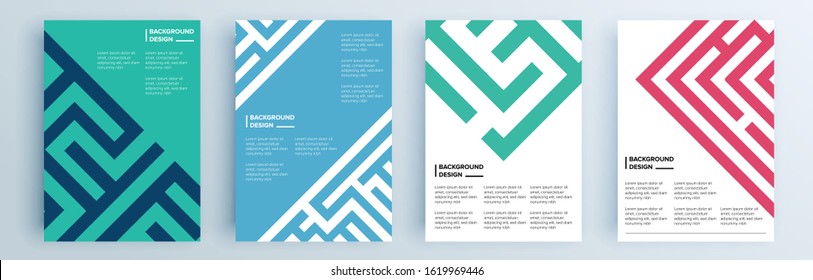 Modern abstract covers set, minimal covers design. Colorful geometric background, vector illustration.