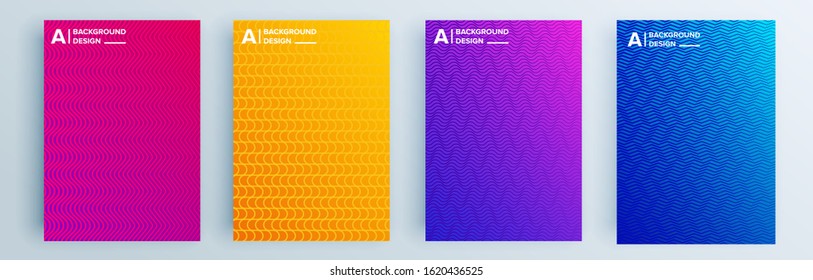 Modern abstract covers set, minimal covers design. Colorful geometric background, vector illustration.