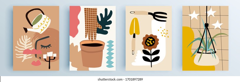 Diseño de cubiertas abstractas modernas y minimo. Fondo geométrico colorido, ilustración vectorial.