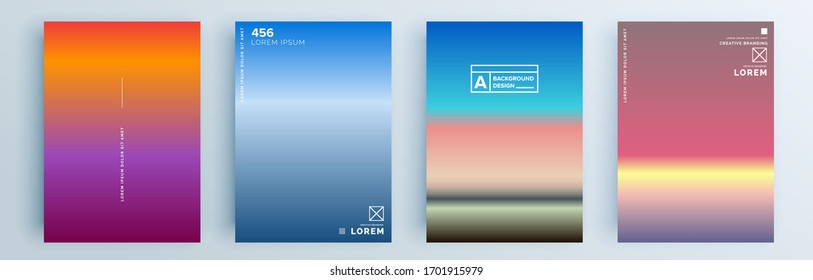 Diseño de cubiertas abstractas modernas y minimo. Fondo geométrico colorido, ilustración vectorial.