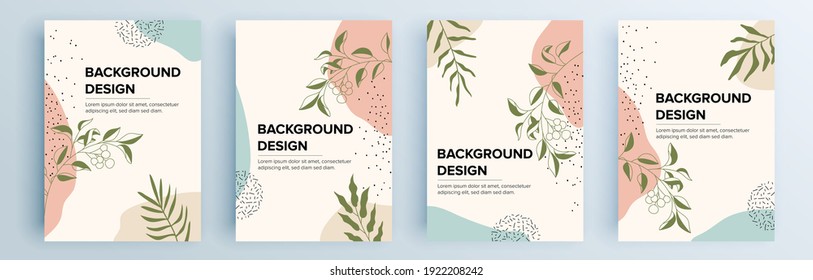 Modern abstract covers set, minimal covers design. Colorful geometric background, vector illustration.