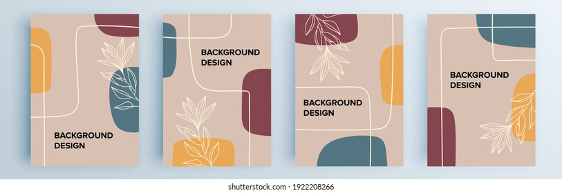 Modern abstract covers set, minimal covers design. Colorful geometric background, vector illustration.