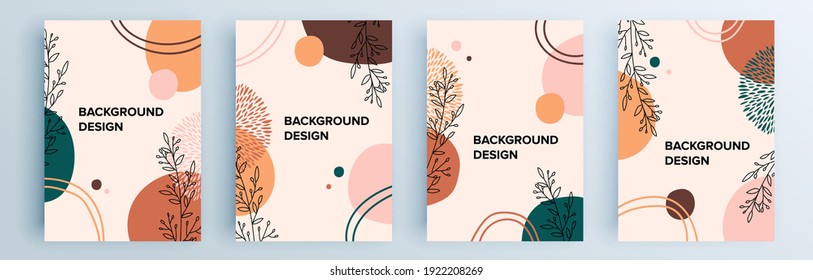 Modern abstract covers set, minimal covers design. Colorful geometric background, vector illustration.