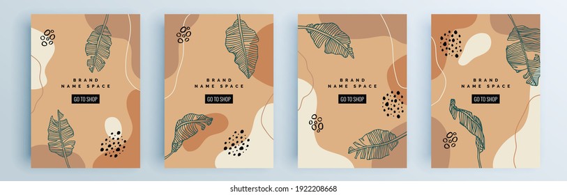 Modern abstract covers set, minimal covers design. Colorful geometric background, vector illustration.