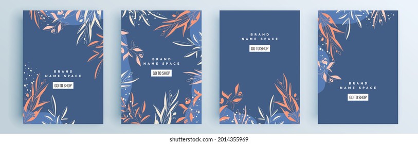 Modern abstract covers set, minimal covers design. Colorful geometric background, vector illustration.