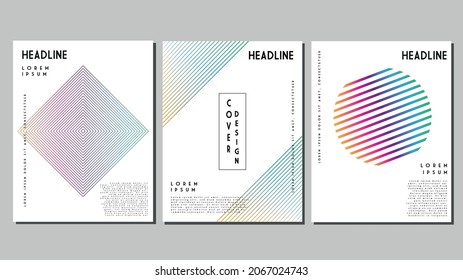 Modern abstract covers set, minimal covers design. Colorful geometric background, vector illustration. or Brochure ,Poster, Corporate Presentation, Portfolio, Flyer, layout
