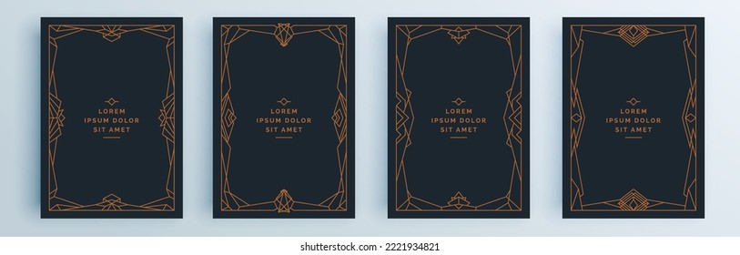 Modern abstract covers set, minimal covers design. Colorful geometric background, vector illustration.