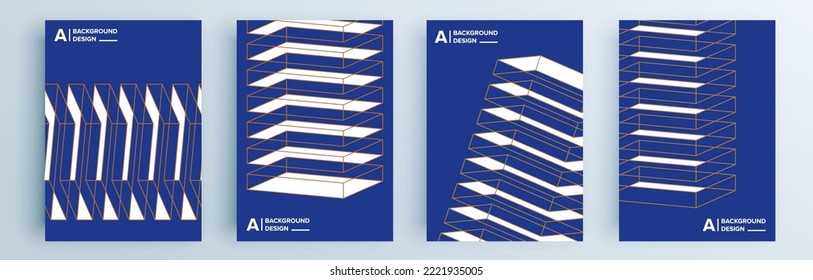 Modern abstract covers set, minimal covers design. Colorful geometric background, vector illustration.