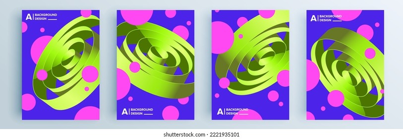Modern abstract covers set, minimal covers design. Colorful geometric background, vector illustration.