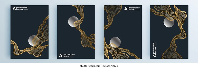 Modern abstract covers set, minimal covers design. Colorful geometric background, vector illustration.
