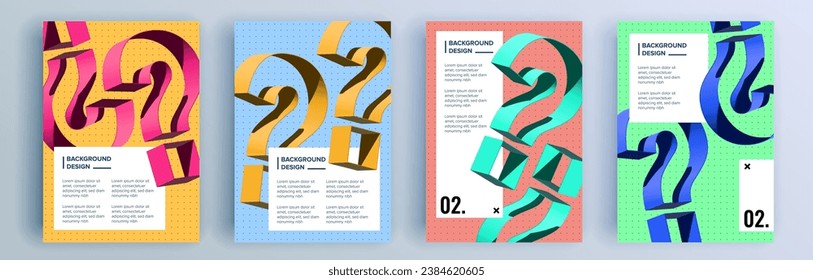 Modern abstract covers set, minimal covers design. Colorful geometric background, vector illustration.