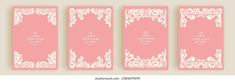 Modern abstract covers set, minimal covers design. Colorful geometric background, vector illustration.
