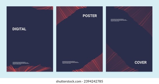 Modern abstract covers set, minimal covers design. Flyer, presentation, brochure, banner, poster design
