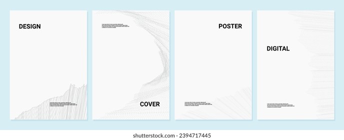 Modern abstract covers set, minimal covers design. Flyer, presentation, brochure, banner, poster design
