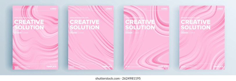 Modern abstract covers set, minimal covers design. Colorful geometric background, vector illustration.