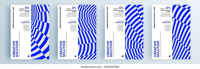 Modern abstract covers set, minimal covers design. Colorful geometric background, vector illustration.