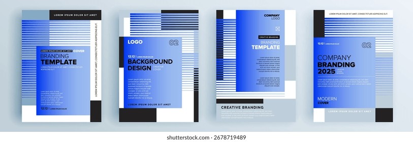 Modern abstract covers set, minimal covers design. Colorful geometric background, vector illustration.

