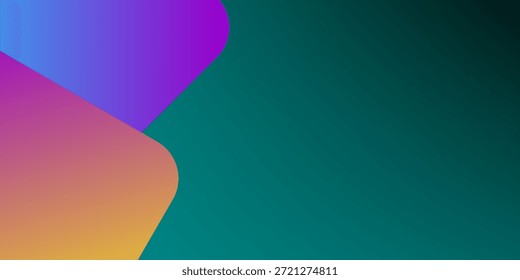 Modernes abstraktes Cover-Set, minimale geometrische Hintergründe, Poster aus mehrfarbigen Farbverläufen