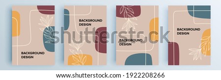 Modern abstract covers set, minimal covers design. Colorful geometric background, vector illustration.